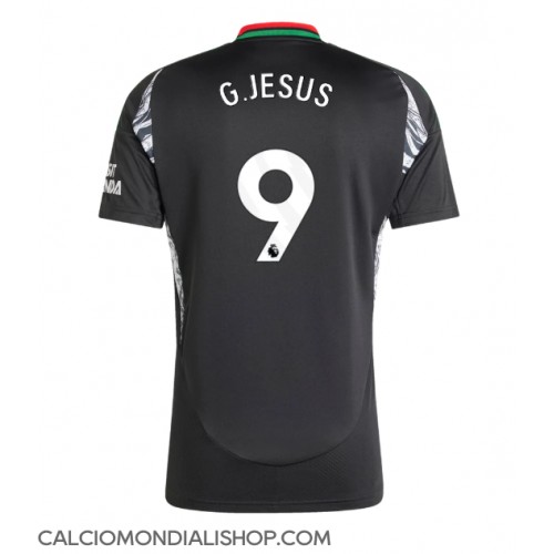 Maglie da calcio Arsenal Gabriel Jesus #9 Seconda Maglia 2024-25 Manica Corta